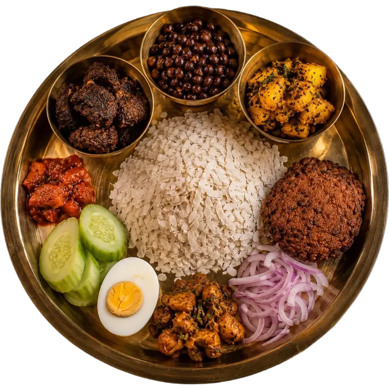 Chicken Newari Khaja Set