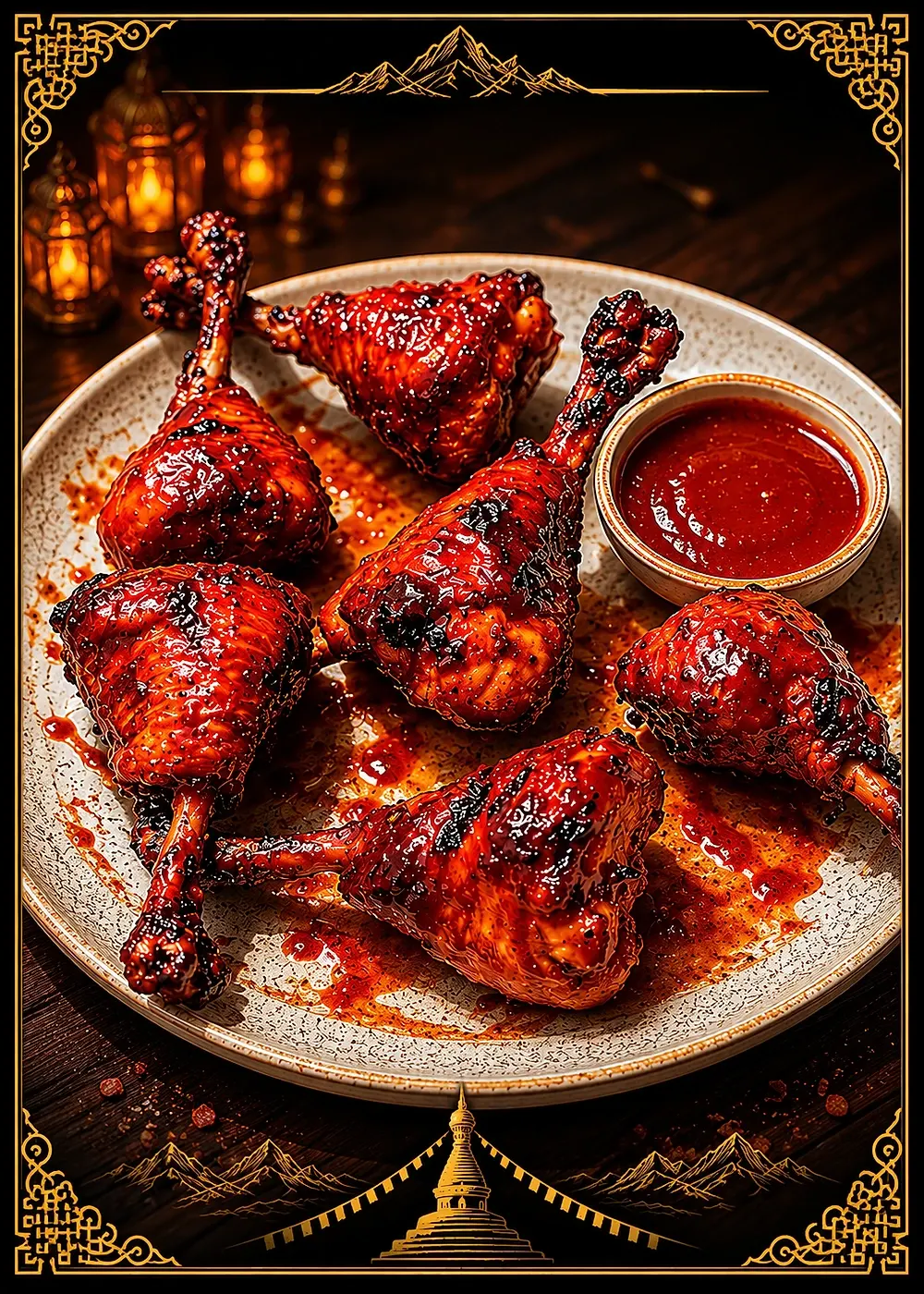 Khukuri Chicken Lollipop