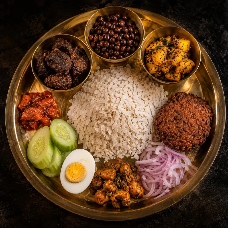 Chicken Newari Khaja Set
